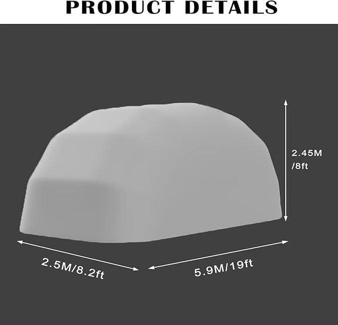 Heavy-duty folding car tent cover, semi-automatic folding mobile waterproof